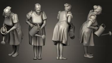 Figurines of people WOMAN9 3d model